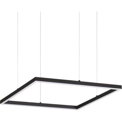Ideal Lux - Lámpara LED colgante ORACLE SLIM LED/33W/230V 3000K 50x50 cm negro