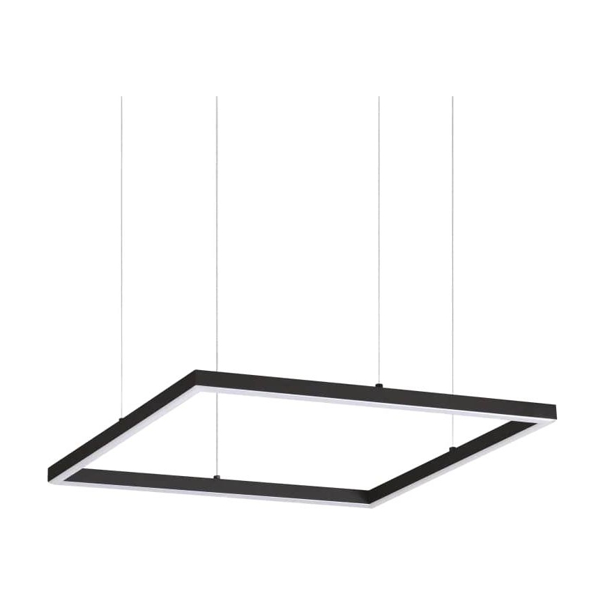 Ideal Lux - Lámpara LED colgante ORACLE SLIM LED/33W/230V 3000K 50x50 cm negro
