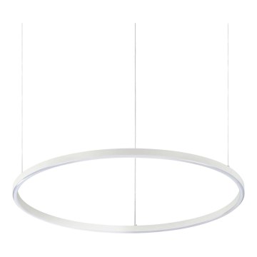 Ideal Lux - Lámpara LED colgante ORACLE SLIM LED/38W/230V 3000K diá. 70 cm blanco