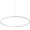 Ideal Lux - Lámpara LED colgante ORACLE SLIM LED/38W/230V diá. 70 cm blanco