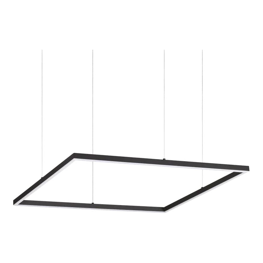 Ideal Lux - Lámpara LED colgante ORACLE SLIM LED/41W/230V 3000K 70x70 cm negro
