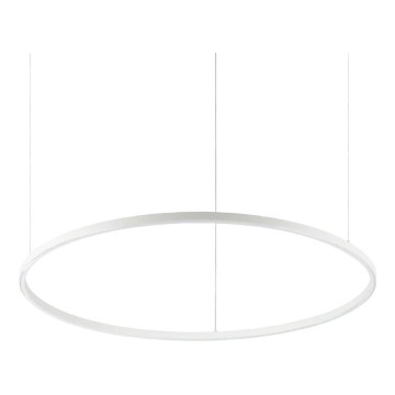 Ideal Lux - Lámpara LED colgante ORACLE SLIM LED/53W/230V 2700K diá. 90 cm blanco