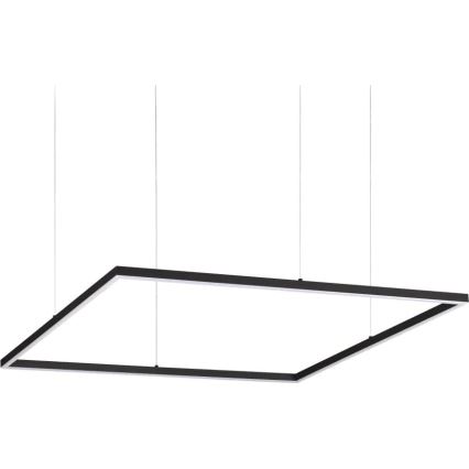 Ideal Lux - Lámpara LED colgante ORACLE SLIM LED/53W/230V 3000K 90x90 cm negro