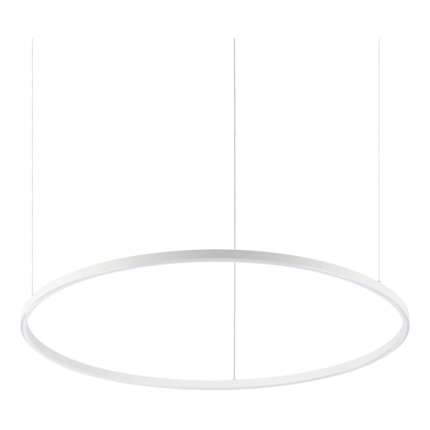 Ideal Lux - Lámpara LED colgante ORACLE SLIM LED/55W/230V 4000K diá. 90 cm blanco