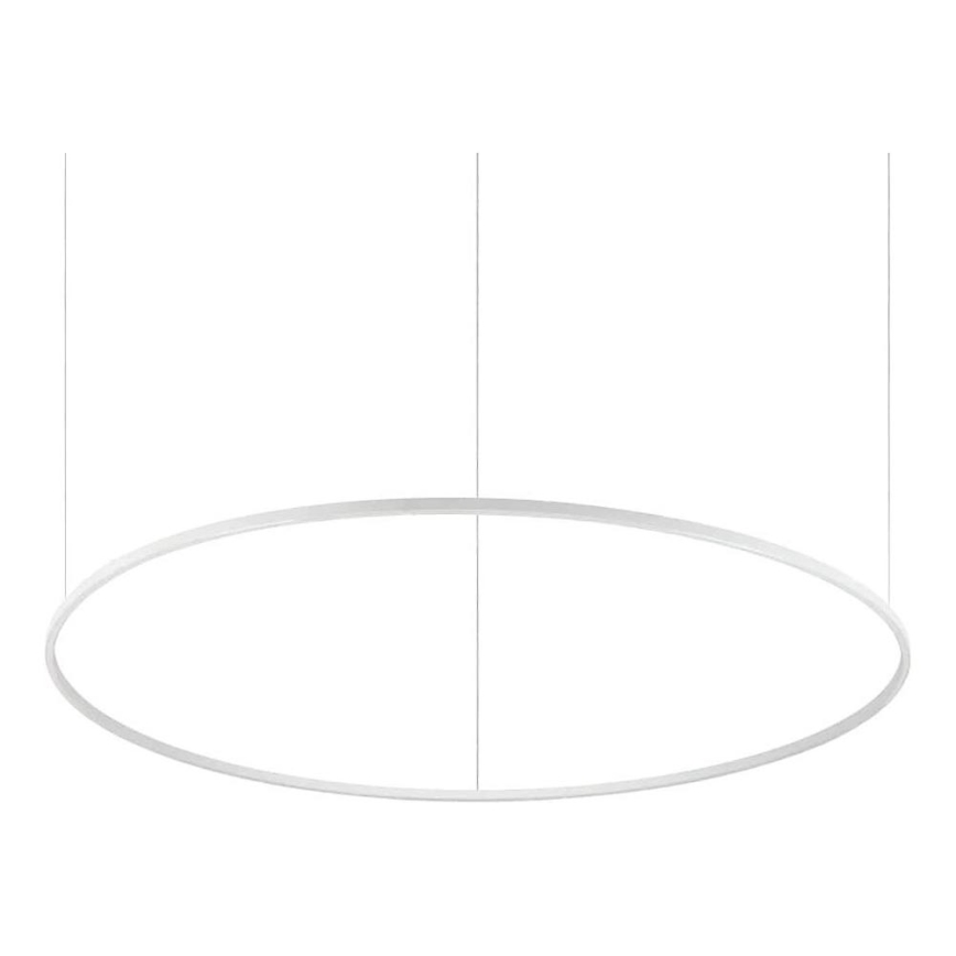 Ideal Lux - Lámpara LED colgante ORACLE SLIM LED/89W/230V 3000K diá. 150 cm blanco