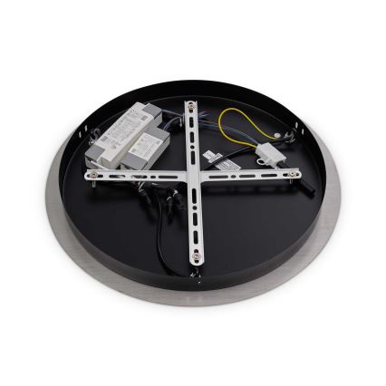 Ideal Lux - Lámpara LED colgante UMILE LED/55W/230V diá. 60 cm CRI 90 latón/blanco