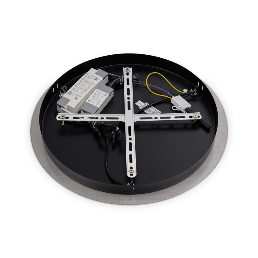 Ideal Lux - Lámpara LED colgante UMILE LED/55W/230V diá. 60 cm CRI 90 latón/blanco