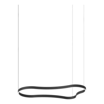 Ideal Lux - Lámpara LED colgante WAVES LED/45W/230V CRI 90 negro
