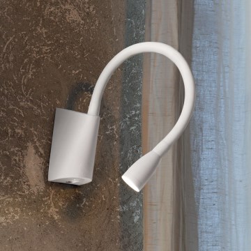 Ideal Lux - Lámpara LED flexible pequeña GOOSE LED/3W/230V CRI 90 blanco
