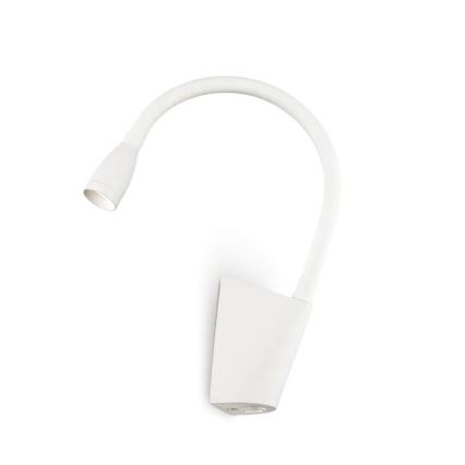 Ideal Lux - Lámpara LED flexible pequeña GOOSE LED/3W/230V CRI 90 blanco