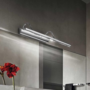 Ideal Lux - Lámpara para cuadros 4xG9/28W/230V cromo mate