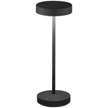 Ideal Lux - Lámpara recargable LED táctil TOFFEE LED/2W/5V IP54 negro