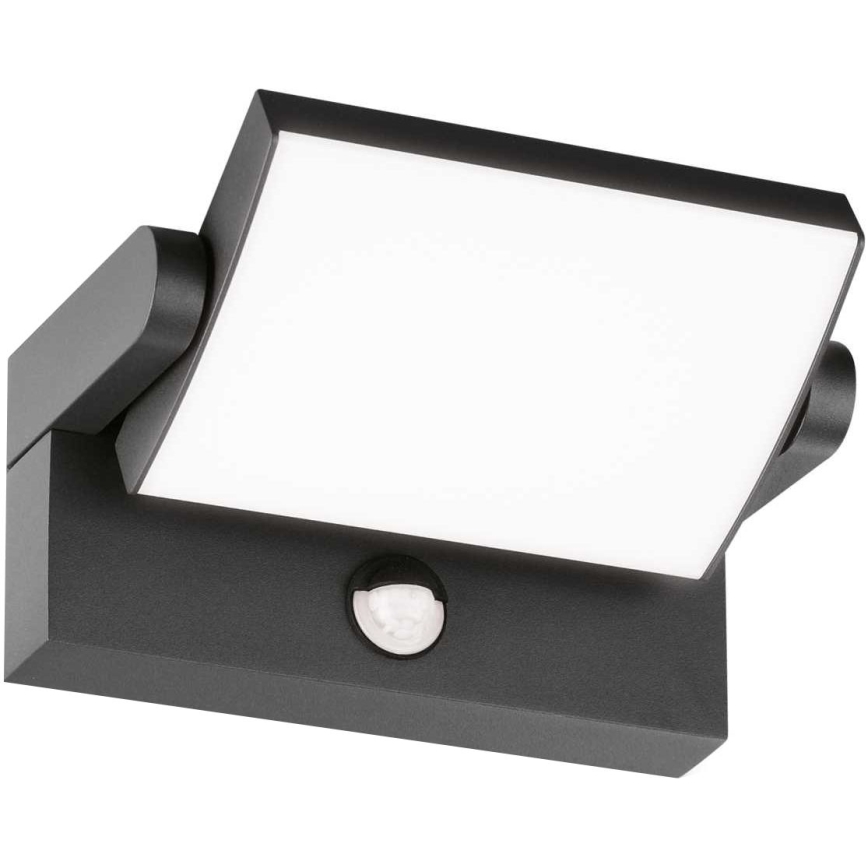 Ideal Lux - LED Aplique para exterior con sensor SWIPE LED/21W/230V CRI 90 IP54 antracita