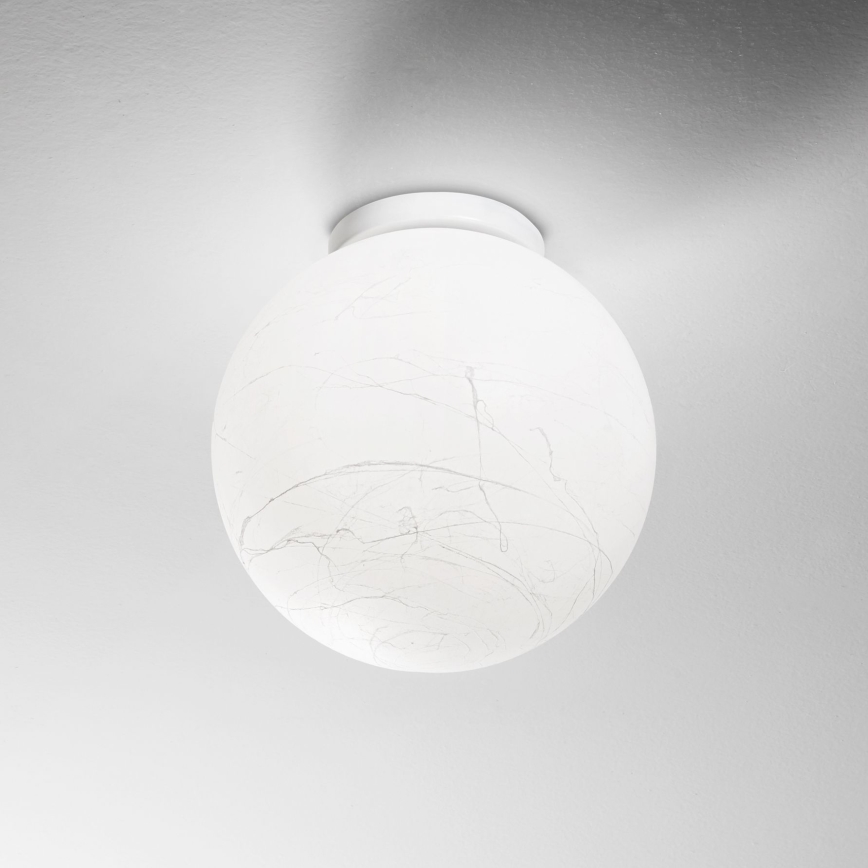 Ideal Lux - Plafón CARTA 1xE27/25W/230V diá. 40 cm blanco