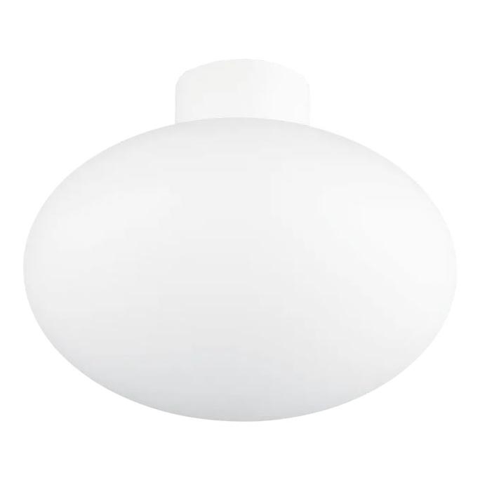 Ideal Lux - Plafón de exterior CLIO 1xE27/42W/230V IP44 blanco