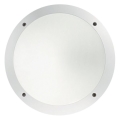 Ideal Lux - Plafón exterior 1xE27/23W/230V blanco IP66