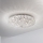 Ideal Lux - Plafón LED de cristal KING 5xG9/3W/230V diá. 38 cm cromo brillante