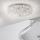 Ideal Lux - Plafón LED de cristal KING 9xG9/3W/230V diá. 53,5 cm cromo brillante