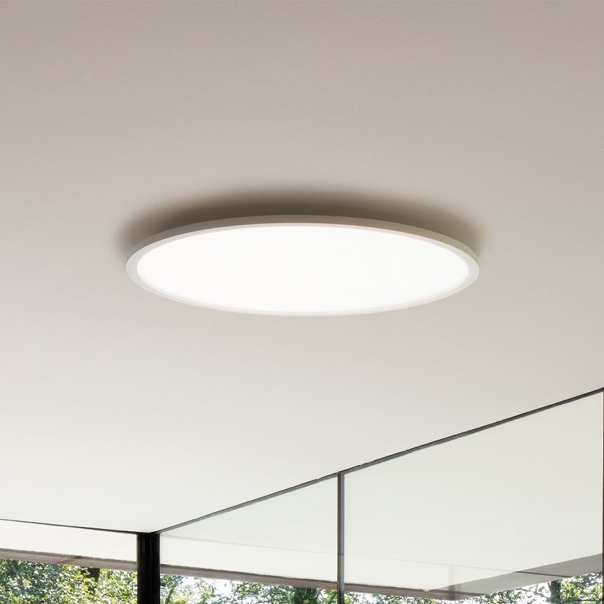 Ideal Lux - Plafón LED FLY LED/53W/230V 2700K diá. 60 cm CRI 90 IP40 blanco