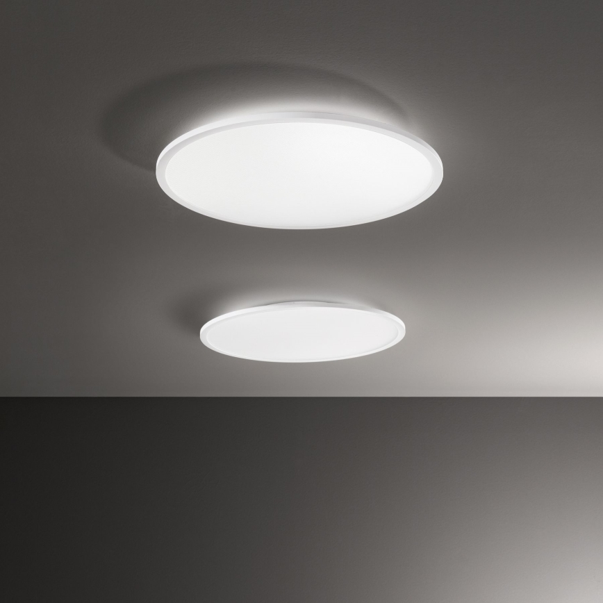 Ideal Lux - Plafón LED FLY LED/53W/230V 2700K diá. 60 cm CRI 90 IP40 blanco