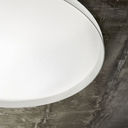 Ideal Lux - Plafón LED FLY LED/53W/230V 2700K diá. 60 cm CRI 90 IP40 blanco