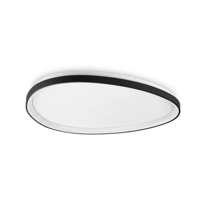 Ideal Lux - Plafón LED GEMINI LED/42W/230V diá. 81 cm CRI 90 negro