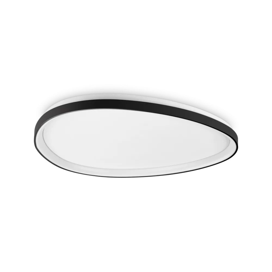 Ideal Lux - Plafón LED GEMINI LED/42W/230V diá. 81 cm CRI 90 negro