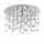 Ideal Lux - Plafón LED NEVE 8xG9/3W/230V diá. 40,5 cm cromo brillante