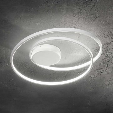 Ideal Lux - Plafón LED OZ LED/47W/230V diá. 60 cm CRI 90 blanco