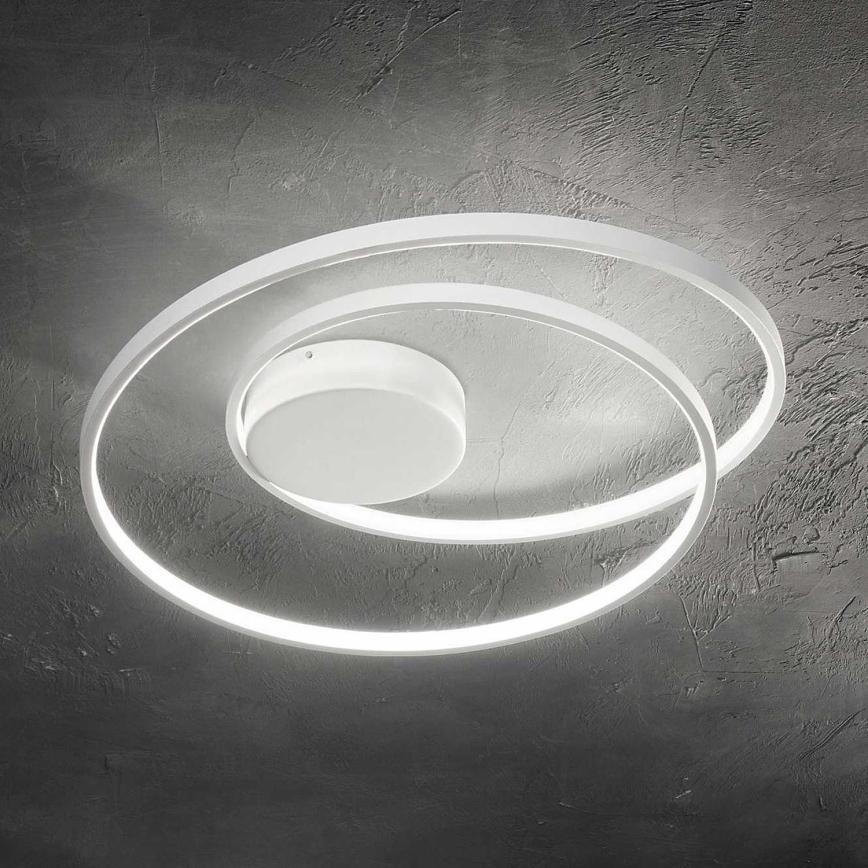 Ideal Lux - Plafón LED OZ LED/47W/230V diá. 60 cm CRI 90 blanco