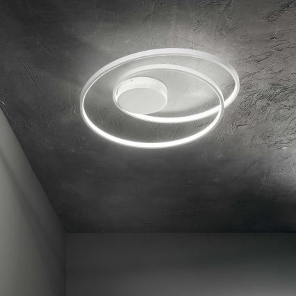Ideal Lux - Plafón LED OZ LED/47W/230V diá. 60 cm CRI 90 blanco