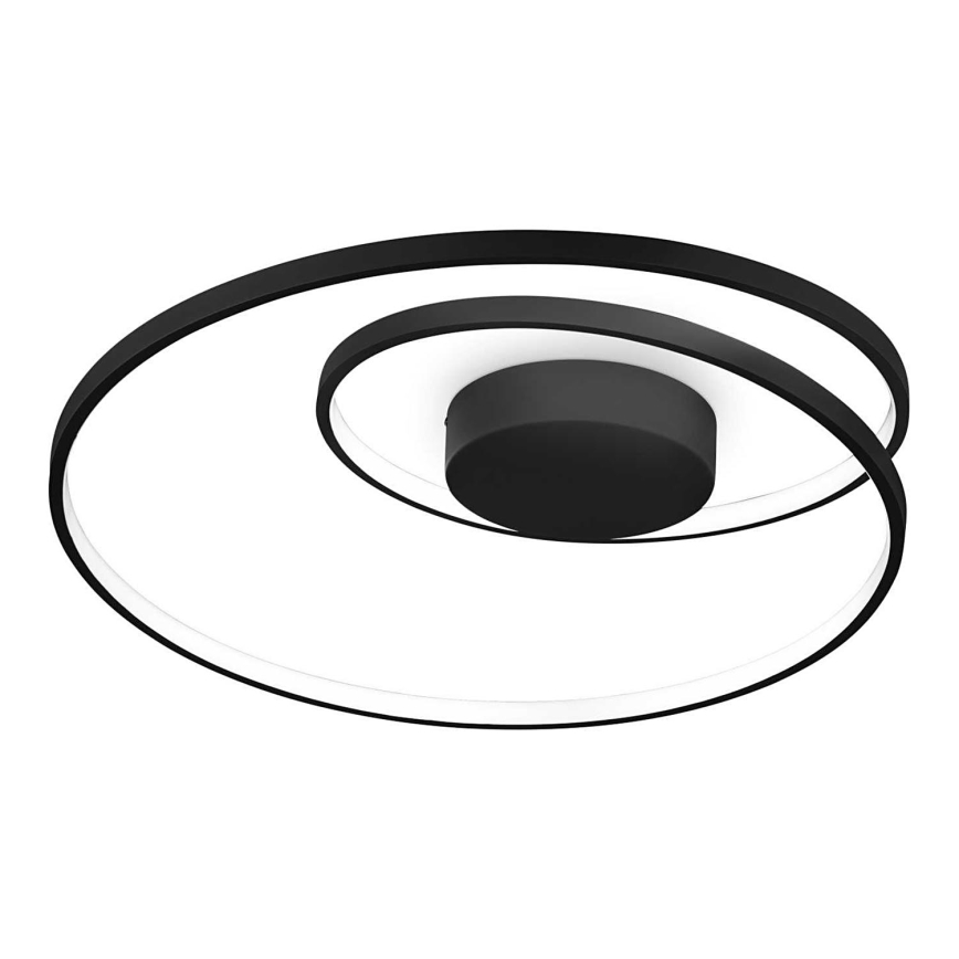 Ideal Lux - Plafón LED OZ LED/47W/230V diá. 60 cm CRI 90 negro