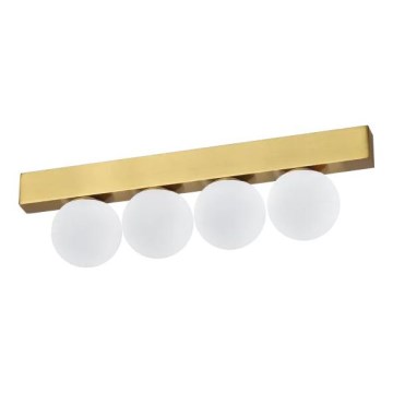 Ideal Lux - Plafón LED PING PONG 4xLED/3W/230V CRI 90 latón