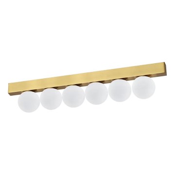 Ideal Lux - Plafón LED PING PONG 6xLED/3W/230V CRI 90 latón