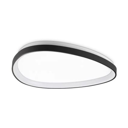 Ideal Lux - Plafón LED regulable GEMINI LED/28W/230V diá. 61 cm CRI 90 negro