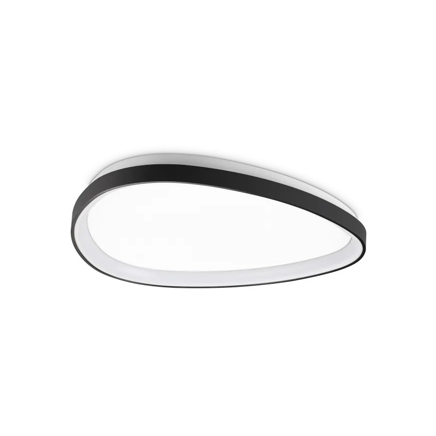 Ideal Lux - Plafón LED regulable GEMINI LED/28W/230V diá. 61 cm CRI 90 negro