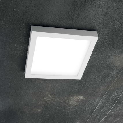 Ideal Lux - Plafón LED UNIVERSAL LED/36W/230V 40x40 cm CRI 90 blanco