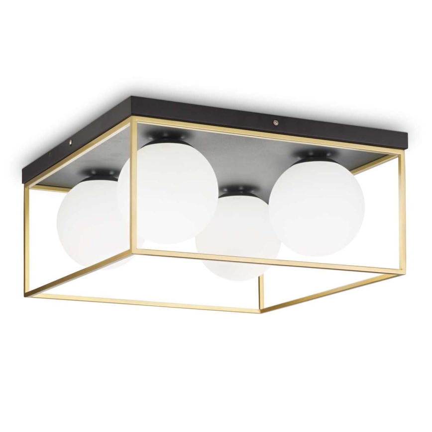 Ideal Lux - Plafón LINGOTTO 4xE14/40W/230V