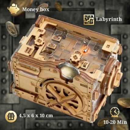 iDventure - Puzzle de madera A-maze-ing caja fuerte