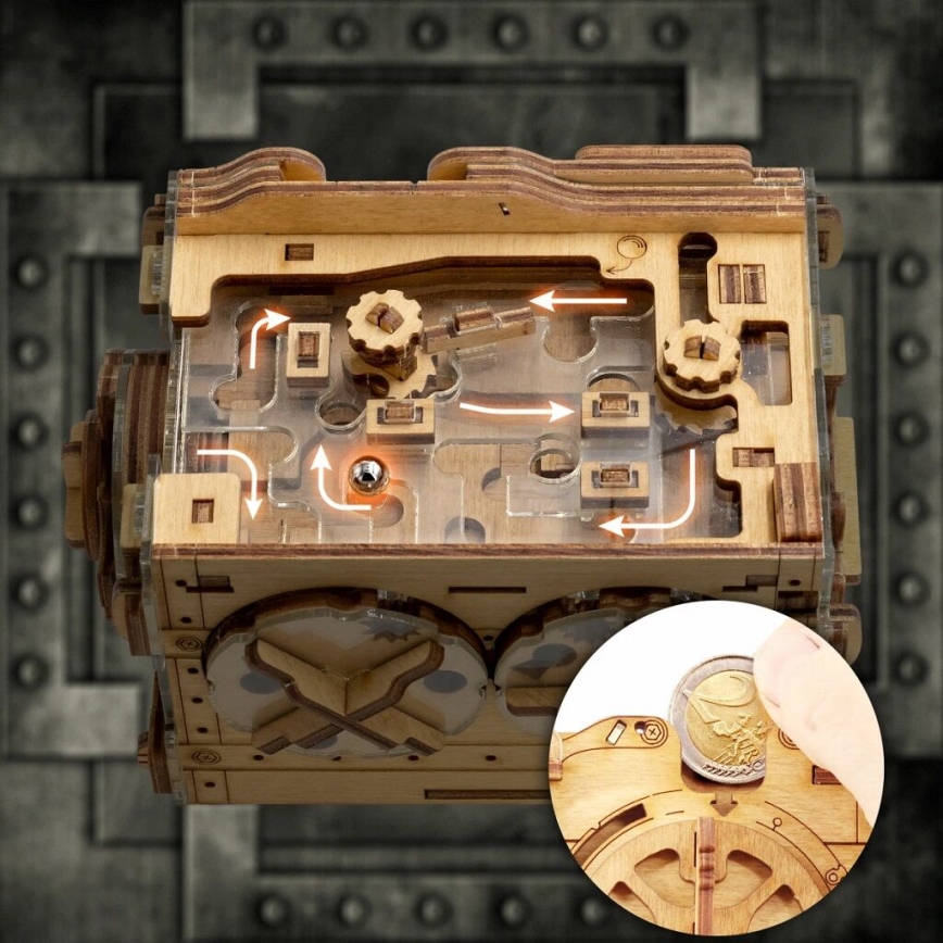 iDventure - Puzzle de madera A-maze-ing caja fuerte