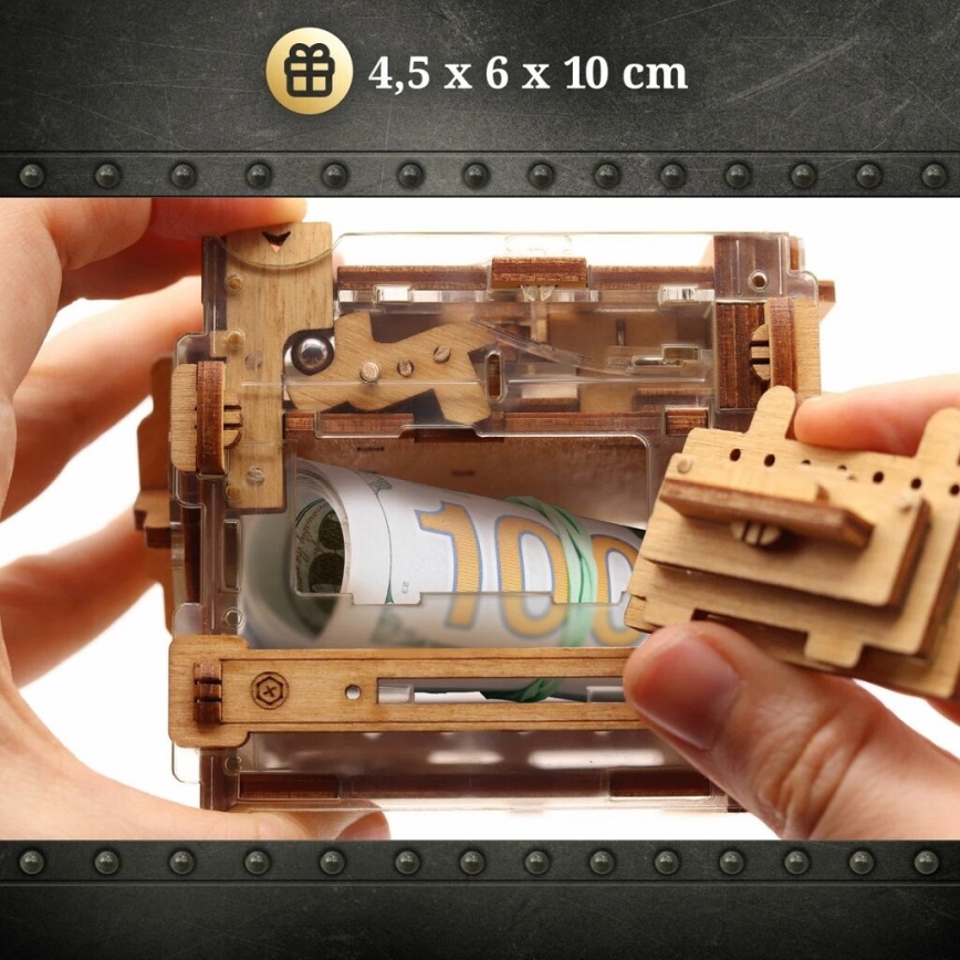 iDventure - Puzzle de madera A-maze-ing caja fuerte