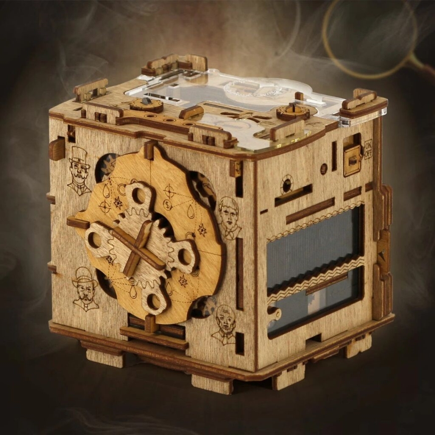 iDventure - Puzzle de madera Escape room - cámara de Sherlock