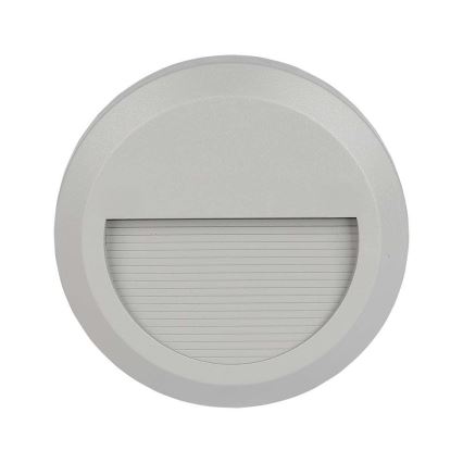 Iluminación de escalera LED exterior LED/2W/230V IP65 3000K gris