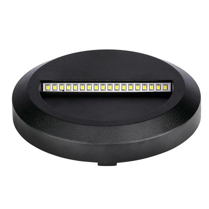 Iluminación de escalera LED exterior LED/2W/230V IP65 3000K negro