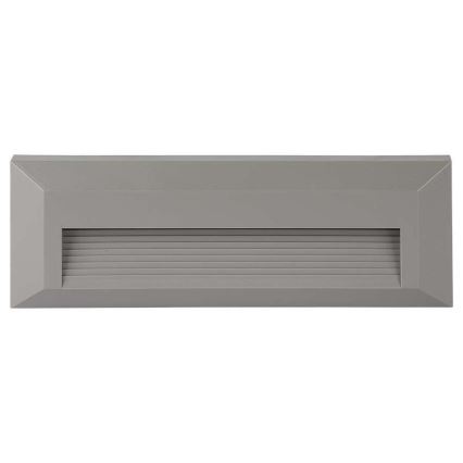 Iluminación de escalera LED exterior LED/3W/230V 4000K IP65 gris