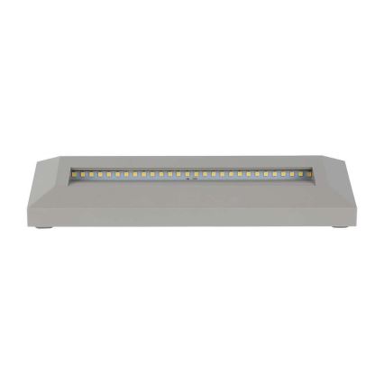 Iluminación de escalera LED exterior LED/3W/230V IP65 3000K gris