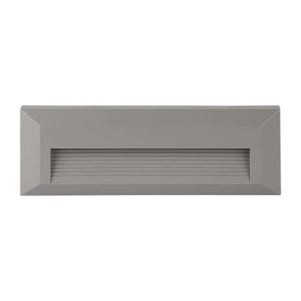 Iluminación de escalera LED exterior LED/3W/230V IP65 3000K gris