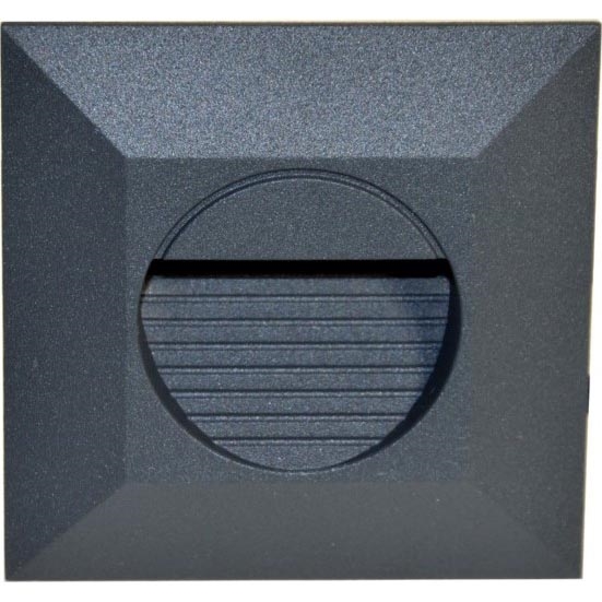 Iluminación de escalera LED exterior UGRA LED/2W/230V IP54 antracita