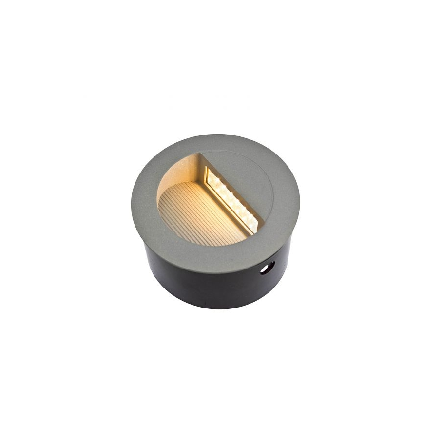 Iluminación de orientación LED empotrable exterior LED/1,2W/230V 3200K IP65