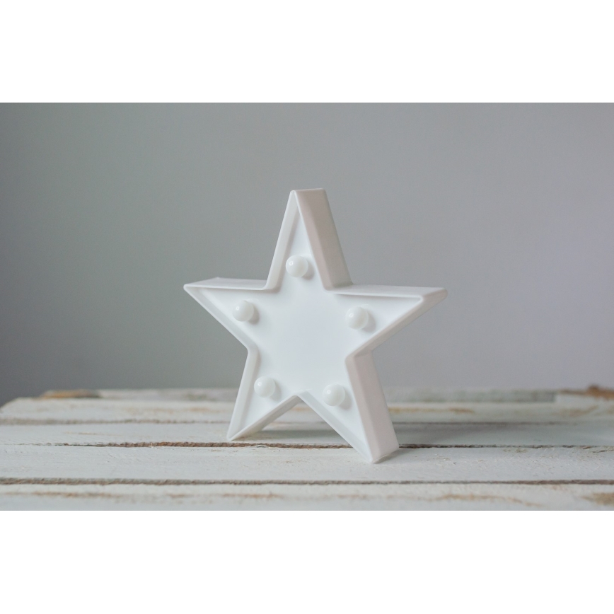 Iluminación LED decorativa STAR LED/2xAA